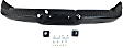 Step Bumper, Powdercoated Black Face Bar and Pads Without mounting bracket(s)