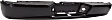 2005-2010 Dodge Dakota - Step Bumper, Powdercoated Black Face Bar Only; With pad provision Without mounting bracket(s)