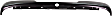 2005-2010 Dodge Dakota - Step Bumper, Powdercoated Black Face Bar Only; With pad provision Without mounting bracket(s)