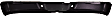 2005-2010 Dodge Dakota - Step Bumper, Powdercoated Black Face Bar Only; With pad provision Without mounting bracket(s)