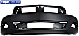 2010 Ford Mustang Base - Front Primed Bumper Cover, CAPA Certified