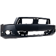 2010 Ford Mustang Base - Front Primed Bumper Cover, CAPA Certified