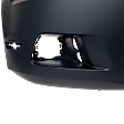 2010 Ford Mustang Base - Front Primed Bumper Cover, CAPA Certified