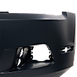 2010 Ford Mustang Base - Front Primed Bumper Cover, CAPA Certified