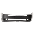 Front Primed Bumper Cover, (10-12 With Parking Aid Sensor Holes), With Parking Aid Sensor Holes, Without Fog Light Holes, CAPA Certified