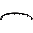 Front, Upper Primed Bumper Cover, Except XL/SVT Models, Without Parking Aid Sensor Holes, Without Fog Light Holes, Without Fender Molding Holes