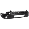 Front, Lower Bumper Cover, Textured, With Fog Light Holes, CAPA CERTIFIED