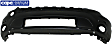 Front, Lower Bumper Cover, Textured, With Fog Light Holes, CAPA CERTIFIED