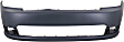 Front Primed Bumper Cover, Without Parking Aid Sensor Holes, CAPA Certified