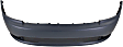 Front Primed Bumper Cover, Without Parking Aid Sensor Holes, CAPA Certified