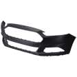 Front Primed Bumper Cover, For Models without Active Park Assist System and Tow Hook Hole, CAPA Certified