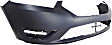 2013 Ford Taurus - Front Primed Bumper Cover, For Models With Park Assist System, CAPA Certified