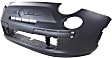 Front Primed Bumper Cover, With Fog Light Holes, With Bumper Applique Holes, Lounge Model