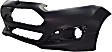 2015 Ford Fiesta - Front Primed Bumper Cover, Hatchback, For Models With Body Kit, CAPA Certified