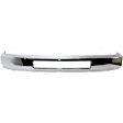 Front Bumper, Chrome, Without Mounting Brackets