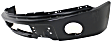 Front Bumper, Powdercoated Black, Without Mounting Brackets