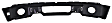 Front Bumper, Powdercoated Black, Without Mounting Brackets