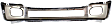 Front Bumper, Chrome, Without Mounting Brackets