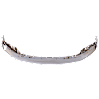 Front Bumper, Chrome, Without Mounting Brackets, CAPA CERTIFIED