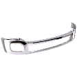 Front Bumper, Chrome, Without Mounting Brackets, CAPA CERTIFIED