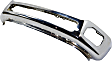 Front Bumper, Chrome, Without Mounting Brackets, CAPA CERTIFIED