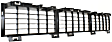 Front Bumper Grille, Textured Gray