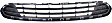 Front Bumper Grille, Textured Gray CAPA Certified