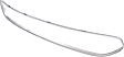 Grille Trim, Center, Chrome