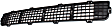 Front Bumper Grille, Textured Black, 6 Cyl., 3.5L Engine