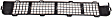 Front Bumper Grille, Textured Black, 6 Cyl., 3.5L Engine