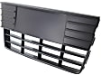 Front, Center Bumper Grille, Gloss Black