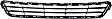 2014 Ford Fusion - Front Bumper Grille, Textured Black, CAPA Certified