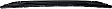 2014 Ford Fusion - Front Bumper Grille, Textured Black, CAPA Certified