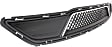 Front Bumper Grille, Dark Gray CAPA Certified