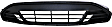 2011 Ford Taurus - Front Bumper Grille, Primed