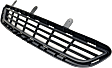 Front Bumper Grille, Textured Black, S/SE Models, CAPA Certified