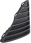 Front, Passenger Side, Outer Bumper Grille, Textured Black