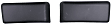 Front, Driver and Passenger Side Bumper Trim, Textured Black