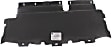 Front Engine Splash Shield, Engine Under Cover/Air Deflector