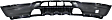 Front Valance, Textured, With Air Holes and Tow Hook Holes, Without Fog Light Holes