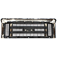 2009 Ford E-250 Base - Grille, Chrome Shell with Painted Gray Insert, Except Stripped Chassis Model, Production Date From January 14, 2009