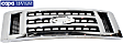 2013 Ford E-250 - Grille, Chrome Shell with Painted Gray Insert, Except Stripped Chassis Model, CAPA Certified