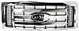 2011 Ford F-150 XLT - Grille, Chrome Shell with Black Insert, For Models Without Custom Package