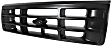 Upper Grille Assembly, Painted Black Shell and Insert