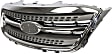 Grille, Chrome Shell with Gray Insert, 6 Cyl., 3.5L Engine