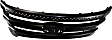 Upper Grille Assembly, Painted Black Shell and Insert, CAPA CERTIFIED