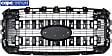 Grille Reinforcement, Textured Dark Gray, CAPA CERTIFIED