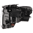Passenger Side Headlight, with Bulb, Halogen, Chrome Trim
