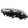 Driver Side Headlight, with Bulb, Halogen, Chrome Trim