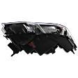 Driver Side Headlight, with Bulb, Halogen, Chrome Trim